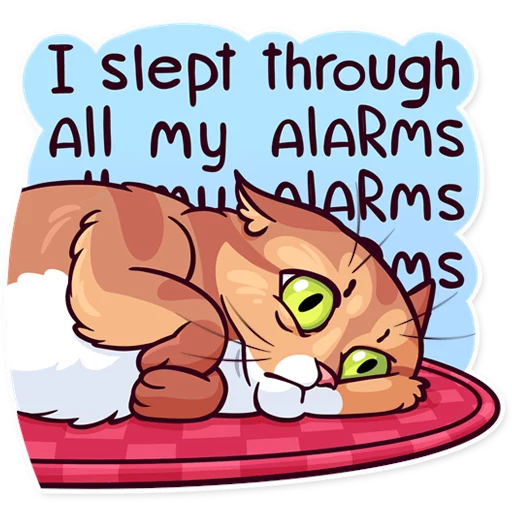⏰ Стикер «Meme Cats» для Telegram