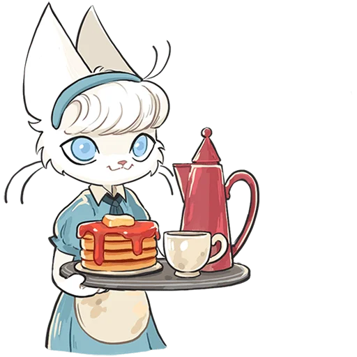 😌 Стикер «Кошечка Мия без текста» для Telegram