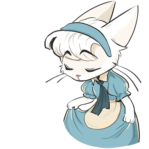 😌 Стикер «Кошечка Мия без текста» для Telegram