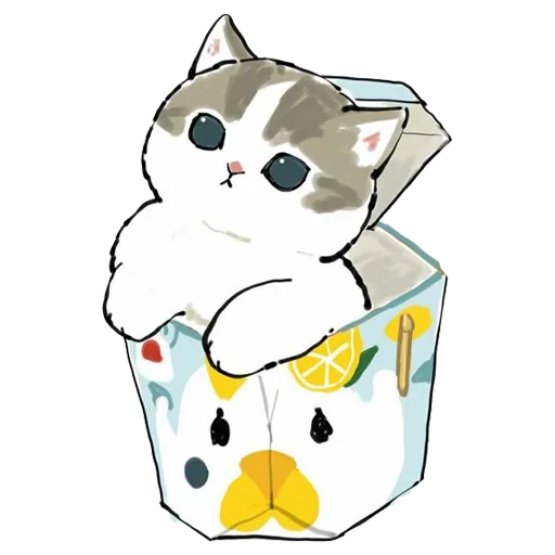 🙁 Стикер «kittynyam» для Telegram