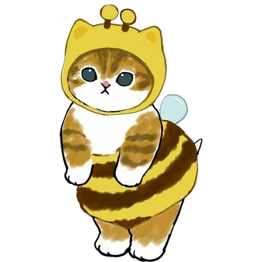 🐝 Стикер «kittynyam» для Telegram