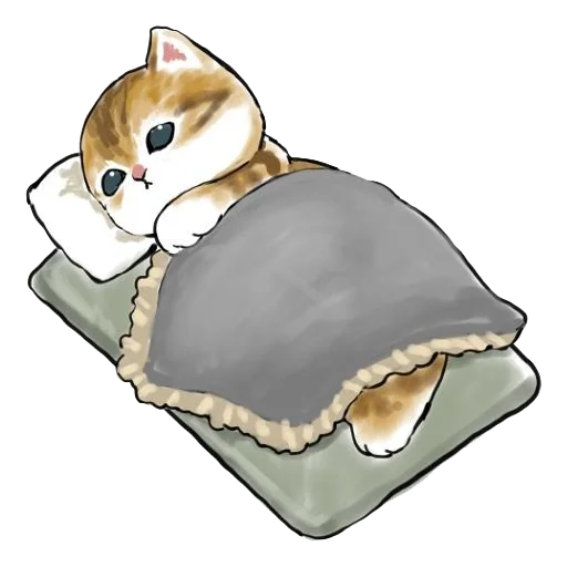 😴 Стикер «kittynyam» для Telegram