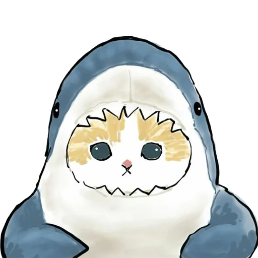 🦈 Стикер «kittynyam» для Telegram