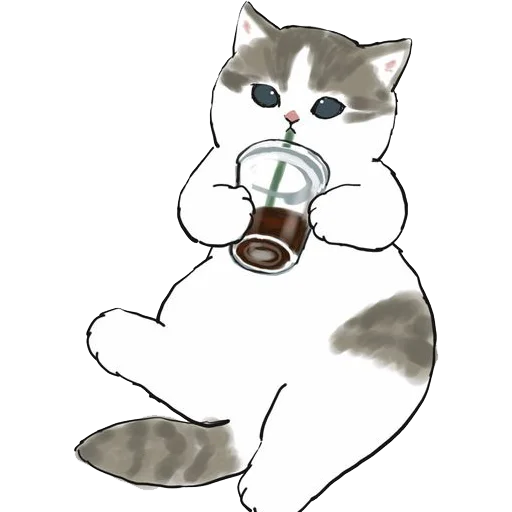 🙂 Стикер «kittynyam» для Telegram