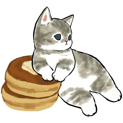 Стикерпак kittynyam для Telegram