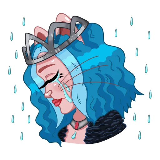 😢 Стикер «Kitty Pop Star» для Telegram
