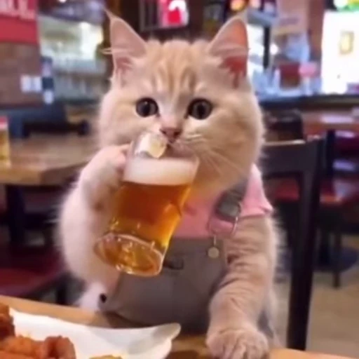 🍺 Стикер «kitty meow» для Telegram