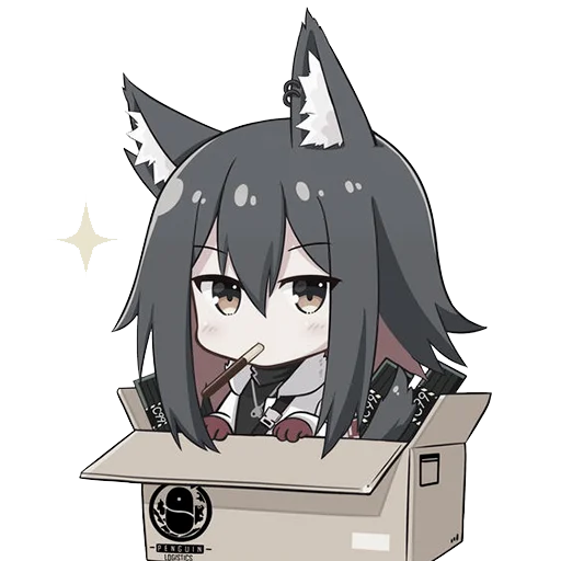 🖤 Стикер «kitty wursya» для Telegram