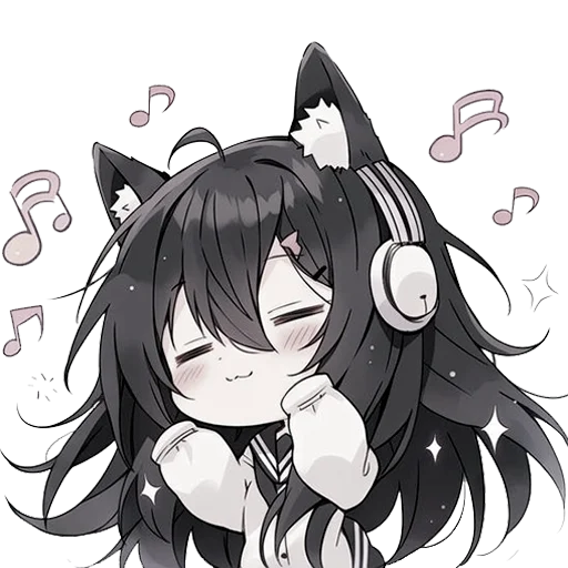 🖤 Стикер «kitty wursya» для Telegram