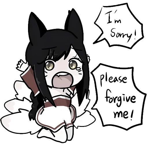 🖤 Стикер «kitty wursya» для Telegram