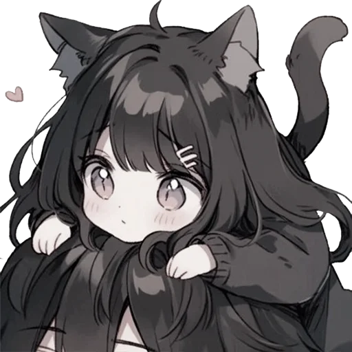 🖤 Стикер «kitty wursya» для Telegram
