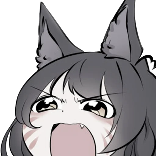 🖤 Стикер «kitty wursya» для Telegram
