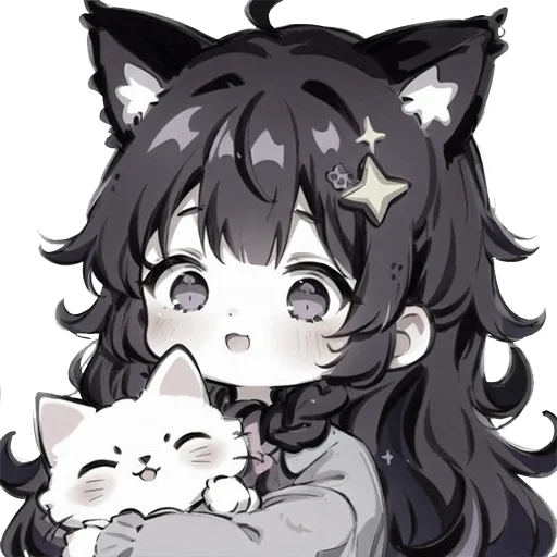 🖤 Стикер «kitty wursya» для Telegram