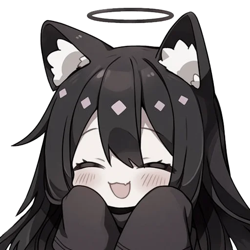 🖤 Стикер «kitty wursya» для Telegram