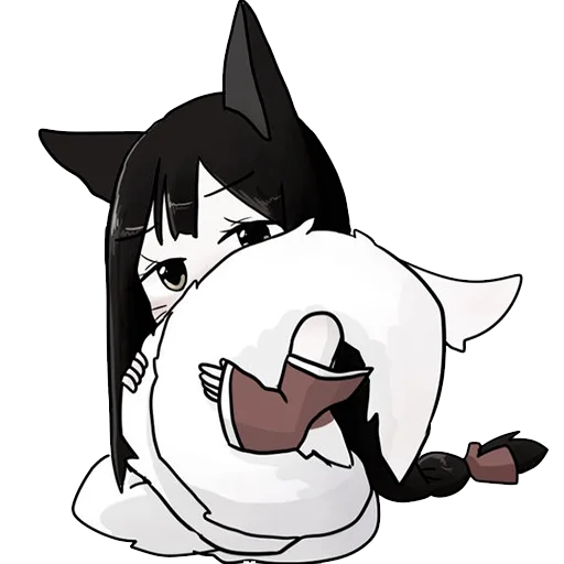 🖤 Стикер «kitty wursya» для Telegram