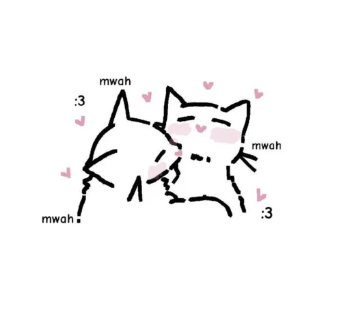 😽 Стикер «kitty» для Telegram