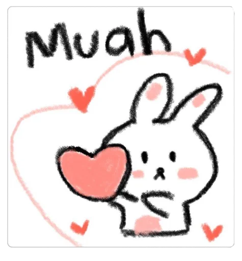 🐰 Стикер «kitty» для Telegram