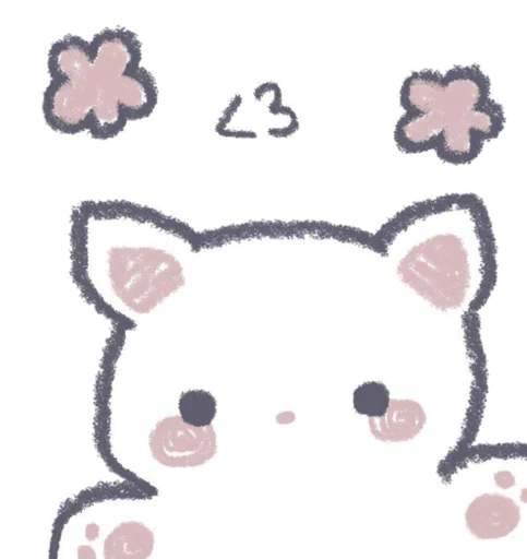 Стикерпак kitty для Telegram