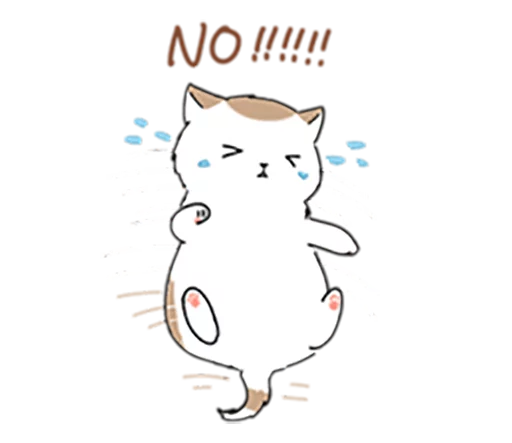 🙅 Стикер «Kitty Yuan» для Telegram