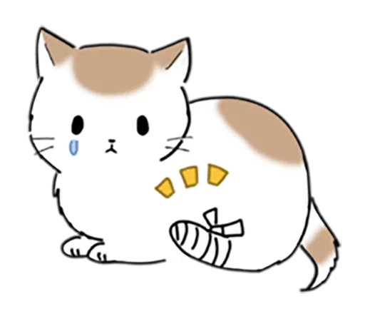 🤕 Стикер «Kitty Yuan» для Telegram