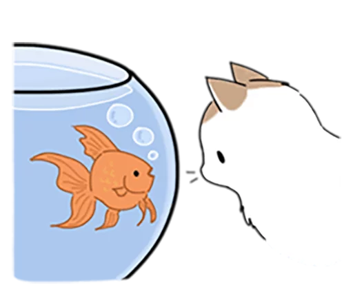 🐟 Стикер «Kitty Yuan» для Telegram