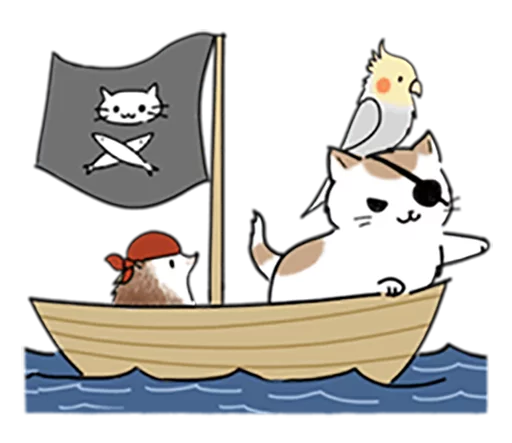 🌊 Стикер «Kitty Yuan» для Telegram