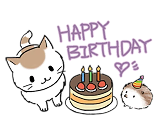 🎂 Стикер «Kitty Yuan» для Telegram