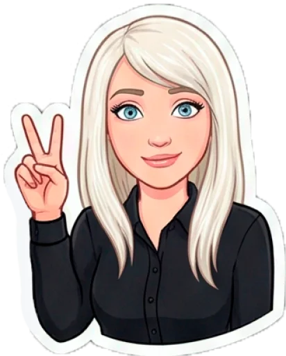 ✌️ Стикер «Кити Барс» для Telegram