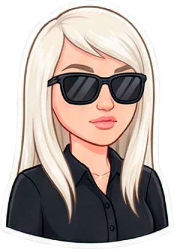 😎 Стикер «Кити Барс» для Telegram