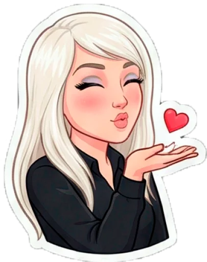 😘 Стикер «Кити Барс» для Telegram