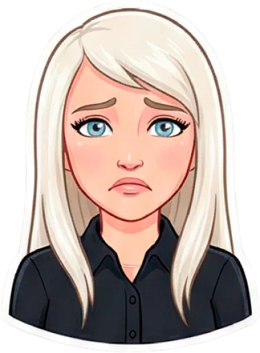 😐 Стикер «Кити Барс» для Telegram