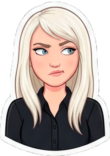 😒 Стикер «Кити Барс» для Telegram