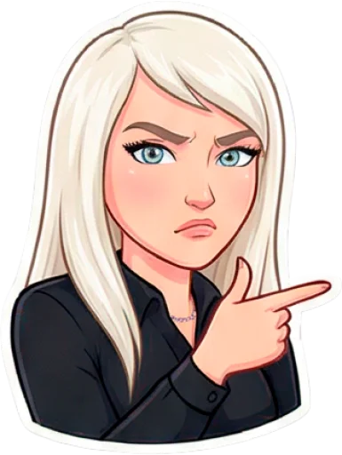 😠 Стикер «Кити Барс» для Telegram