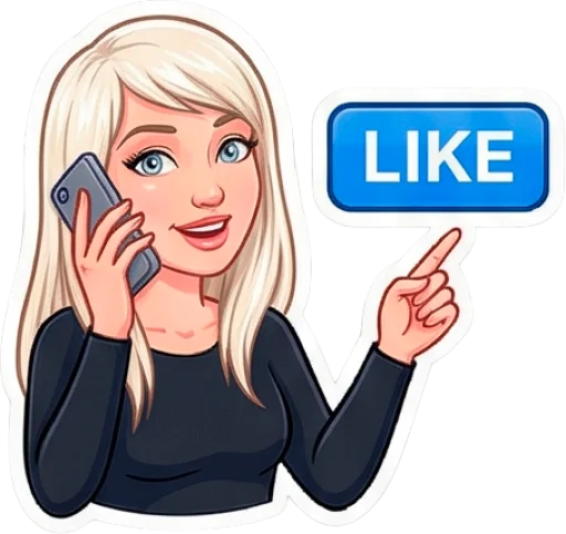 🫰 Стикер «Кити Барс» для Telegram