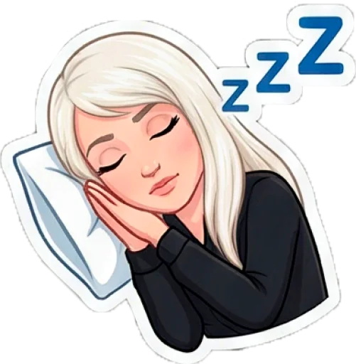 😴 Стикер «Кити Барс» для Telegram