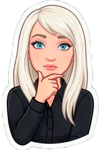 🤔 Стикер «Кити Барс» для Telegram