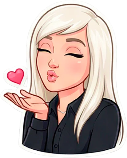 🥰 Стикер «Кити Барс» для Telegram