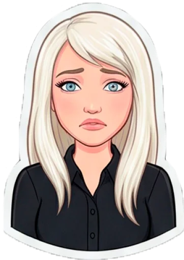 🥲 Стикер «Кити Барс» для Telegram