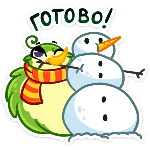 ☃️ Стикер «Киви Иви» для Telegram