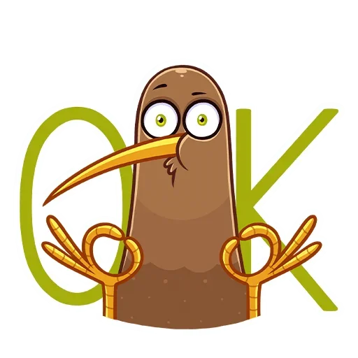👌 Стикер «Киви Стиви» для Telegram