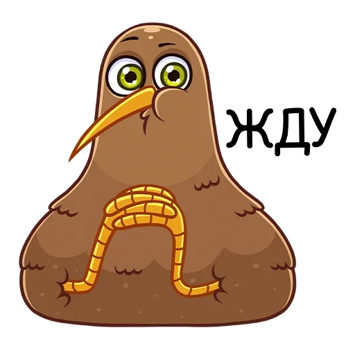 ⏰ Стикер «Киви Стиви» для Telegram