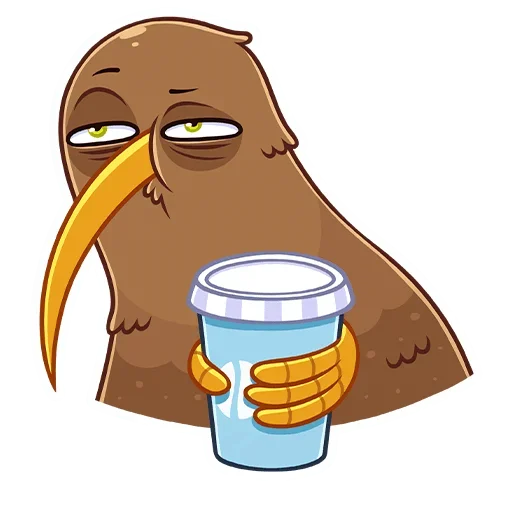 ☕️ Стикер «Киви Стиви» для Telegram