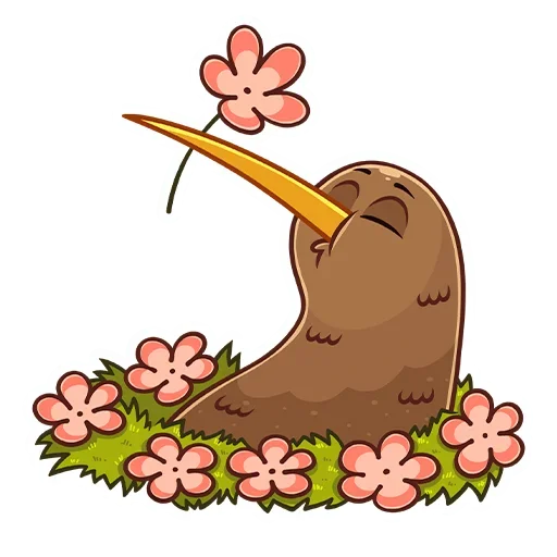 🌺 Стикер «Киви Стиви» для Telegram