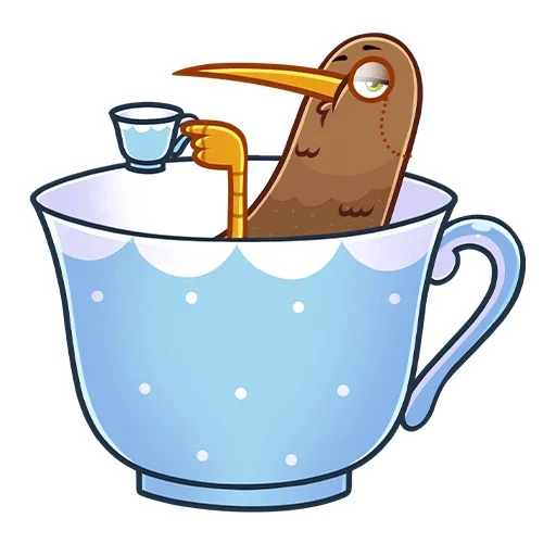 ☕️ Стикер «Киви Стиви» для Telegram