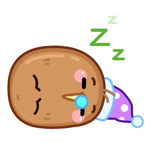😴 Стикер «Птичка Киви» для Telegram