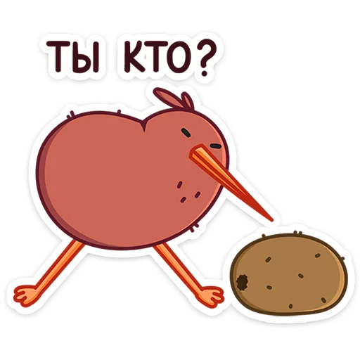 🤨 Стикер «Кивик» для Telegram