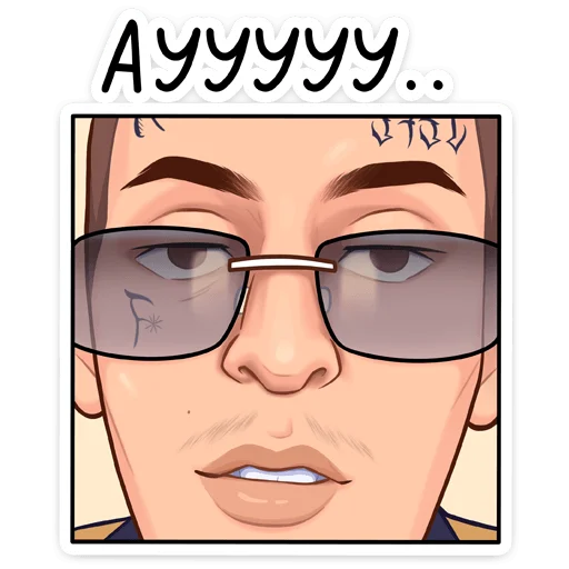 😎 Стикер «KIZARU» для Telegram