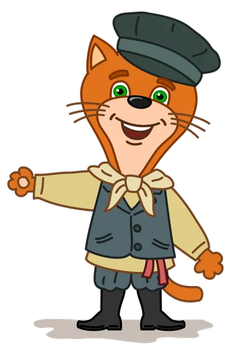 ↖ Стикер «Кот Кижик» для Telegram