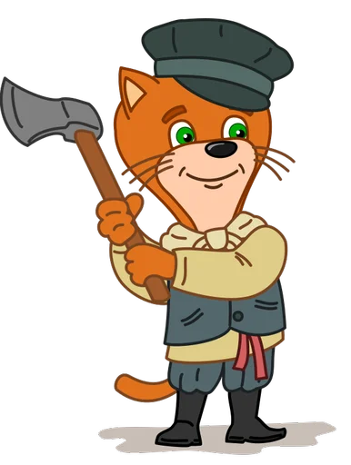 🌳 Стикер «Кот Кижик» для Telegram