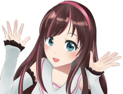 👋 Стикер «Kizuna Ai» для Telegram